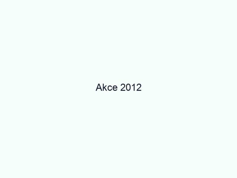 Akce 2012