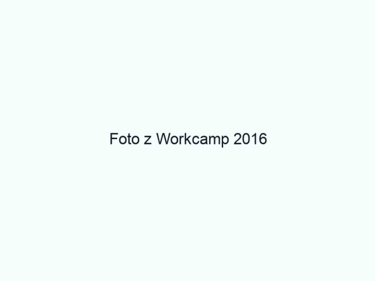 Foto z Workcamp 2016