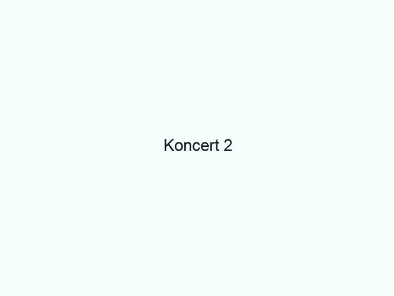 Koncert 2