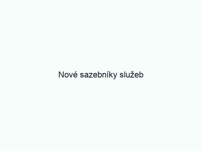 Nové sazebníky služeb