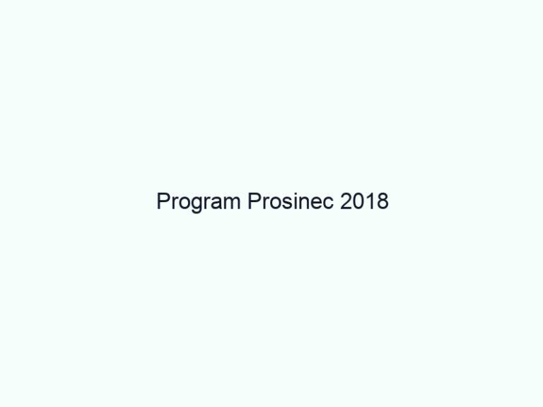 Program Prosinec 2018