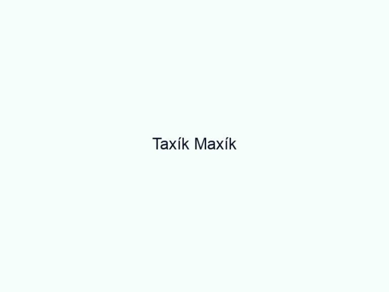 Taxík Maxík