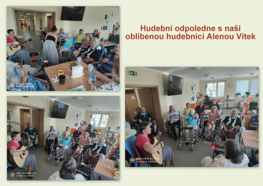 Hudební odpoledne s naší oblíbenou hudebnicí Alenou Vítek