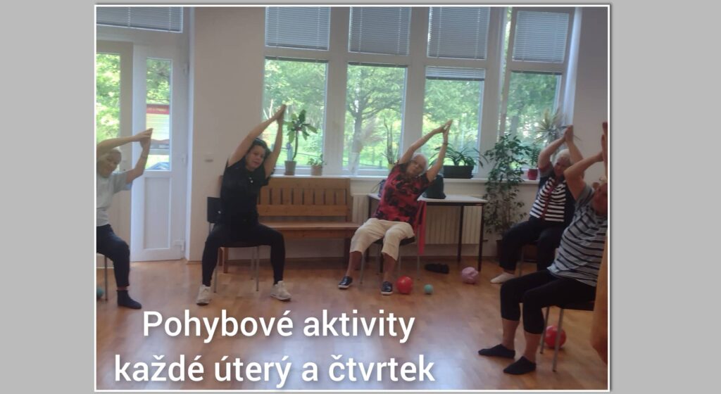 Pohybové aktivity v Klubu seniorů