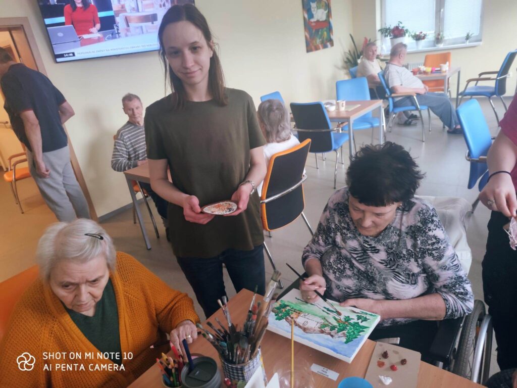 Naše aktivizační pracovnice na DZR slečna Nikol