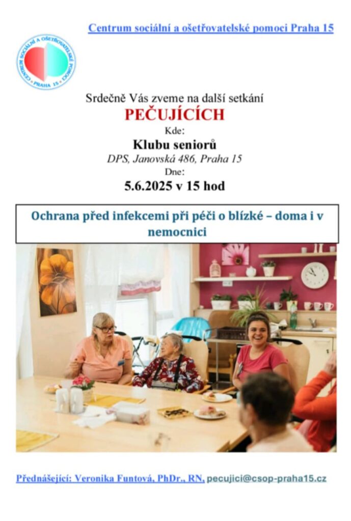 Pozvánka na Setkání pečujících v Klubu Seniorů